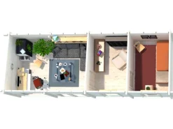 Holz-Gartenhaus Heidi 22,5 m² Natur / Unbehandelt*Palmako New