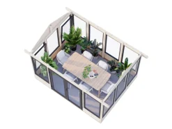 Pavillon Isabella 401 x 303 cm Tauchgrundiert FSC®*Palmako Clearance