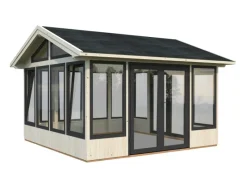 Palmako Gartenlauben|Pavillon Isabella 401 x 401 cm Tauchgrundiert FSC®