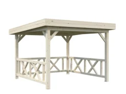 Palmako Gartenlauben|Pavillon Lenna Set 301 Tauchgrundiert 300 cm x 300 cm FSC®