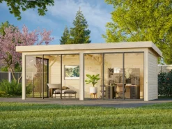 Pavillon Lenna Set 402 Slide belassen 588 cm x 300 cm FSC®*Palmako