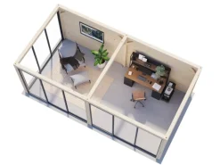 Pavillon Lenna Set 402 Slide belassen 588 cm x 300 cm FSC®*Palmako