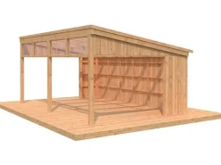 Palmako Gartenlauben|Pavillon Nova 21,5 m² Kit Tauchgrundiert 602 cm x 396 cm