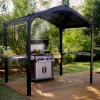 Palram - Canopia Pavillons|Bbq Gazebo Garden Austin 249 cm x 284 cm x 180 cm Schwarz