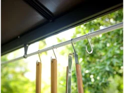 Palram - Canopia Pavillons|Bbq Gazebo Garden Austin 249 cm x 284 cm x 180 cm Schwarz