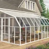 Palram - Canopia Outdoor Whirlpools|Gewächshaus Weiß 14,6 m² inkl. Fundamentrahmen