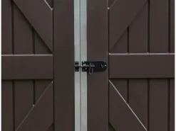 Palram - Canopia Kaminholzregale|Kunststoff-Gerätehaus Skylight 1.9 x 3.8 Beige-Braun 6,3 m²