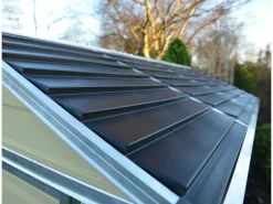 Palram - Canopia Kaminholzregale|Kunststoff-Gerätehaus Skylight 1.9 x 3.8 Beige-Braun 6,3 m²