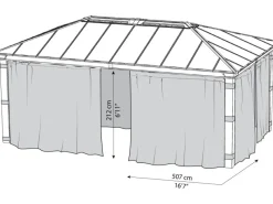 Palram - Canopia Pavillons|Seitenteil für Pavillon Dallas 6100