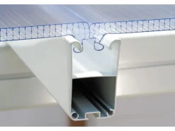 Palram - Canopia Outdoor Whirlpools|Terrassenüberdachung Feria Weiß 3x8.51