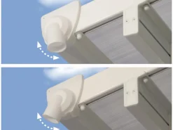 Palram - Canopia Outdoor Whirlpools|Terrassenüberdachung Feria Weiß 3x8.51