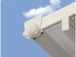 Palram - Canopia Outdoor Whirlpools|Terrassenüberdachung Feria Weiß 3x8.51