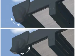 Terrassenüberdachung Feria Anthrazit 4x7.87*Palram - Canopia Clearance