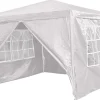 Pavillon Tavares 290 cm x 290 cm x 246 cm Weiß*