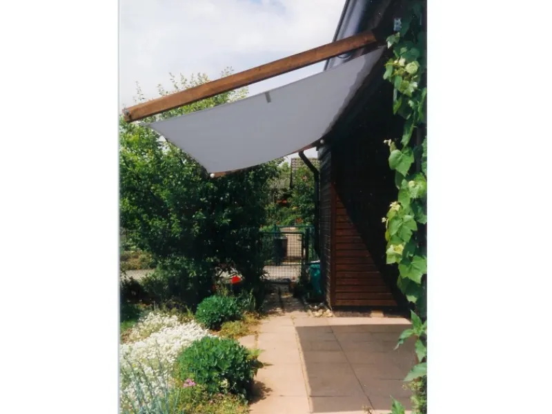 Peddy Shield Sonnensegel|Bausatz Pergola inkl. Sonnensegel 420 cm x 140 cm