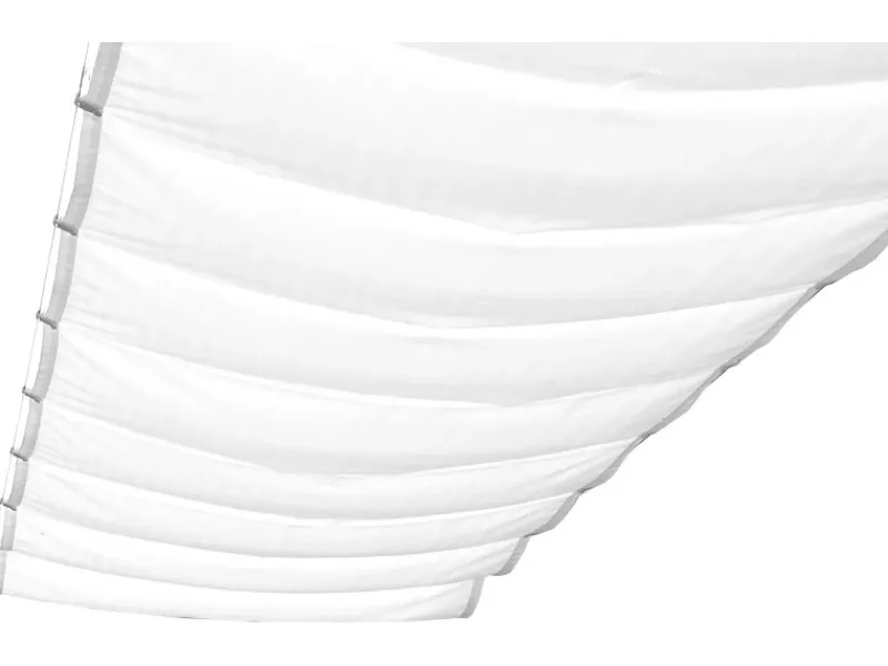 Sonnensegel 275 cm x 96 cm Uni Weiß*Peddy Shield New