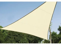 Perel Sonnensegel|Dreieck-Sonnensegel 500 cm x 500 cm