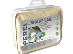 Perel Sonnensegel|Dreieck-Sonnensegel 500 cm x 500 cm