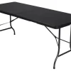 Klapptisch Rechteckig Schwarz 75 cm x 180 cm*Perel