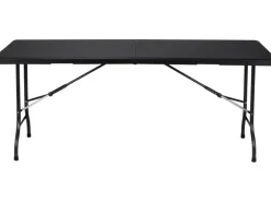 Klapptisch Rechteckig Schwarz 75 cm x 180 cm*Perel