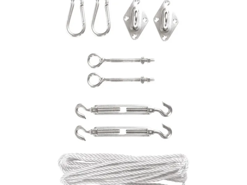 Perel Zubehör Für Sonnenschutz|Montagekit für Sonnensegel