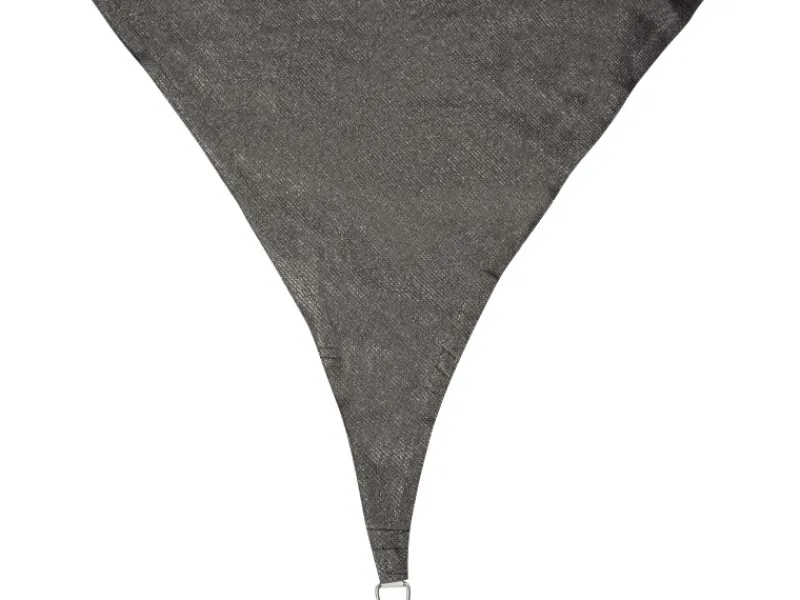 Sonnensegel quadratisch wasserdurchlässig 5 x 5 m Dunkelgrau*Perel Hot