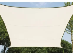 Sonnensegel rechteckig 2 x 3 m Cremefarben*Perel Outlet