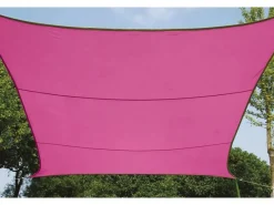 Perel Sonnensegel|Sonnensegel rechteckig 2 x 3 m Fuchsia