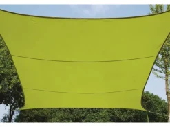 Viereck-Sonnensegel 360 cm x 360 cm Limegrün*Perel Discount
