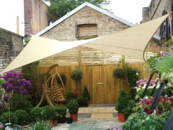 Perel Sonnensegel|Viereck-Sonnensegel 360 cm x 360 cm