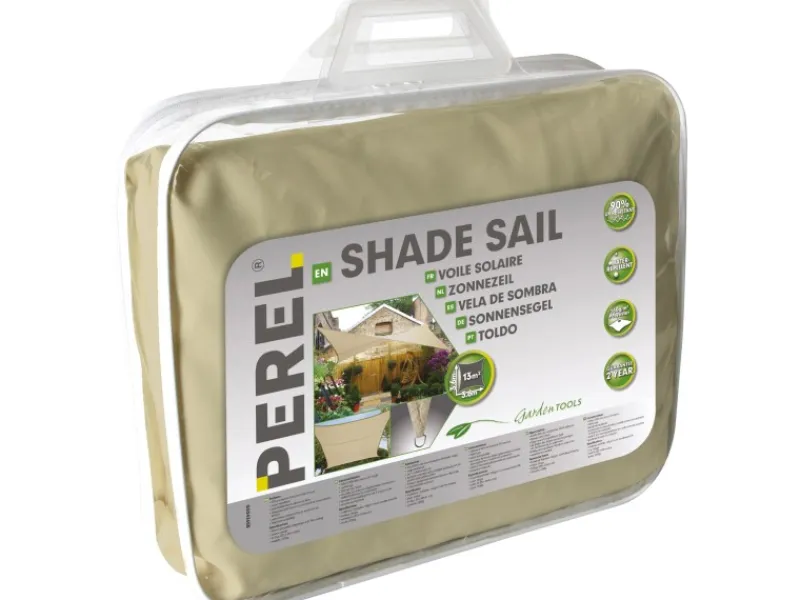 Viereck-Sonnensegel wasserdurchlässig 360 cm x 360 cm*Perel Best