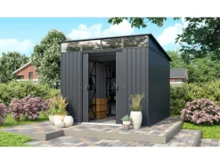 Pergart Gartenschränke|Gerätehaus Lübeck 89 matt 238 cm x 278 cm x 203 cm