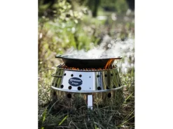 Petromax Holzkohlegrills|Atago rostfreier Stahl Silber Höhe 28 cm