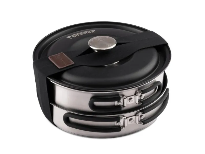 Camping-Topfset Dimego Stahl*Petromax Sale