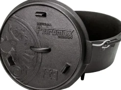 Dutch Oven FT9 Schwarz mit Standfüßen 7,5 l Ø 23,9 cm*Petromax Best