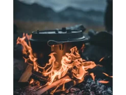 Petromax Campingzubehör|Dutch Oven FT4.5-T Schwarz mit planem Boden 3,5 l