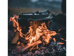 Dutch Oven Set FT9-T-Scrub Schwarz mit planem Boden 7,5 l Ø 23,9 cm*Petromax Hot