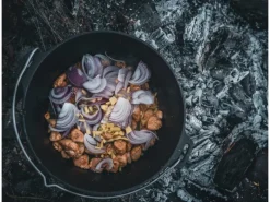 Dutch Oven Set FT9-T-Scrub Schwarz mit planem Boden 7,5 l Ø 23,9 cm*Petromax Hot