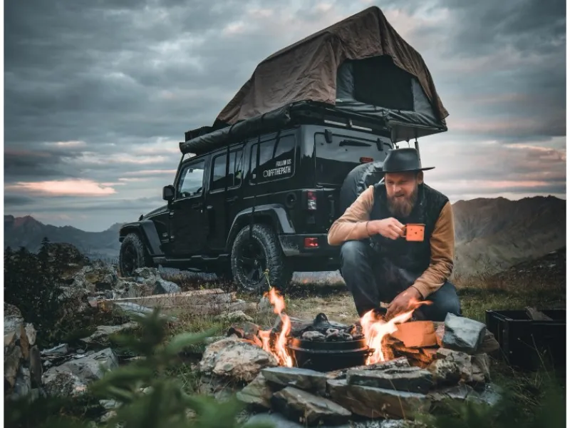 Dutch Oven Set FT9-T-Scrub Schwarz mit planem Boden 7,5 l Ø 23,9 cm*Petromax Hot