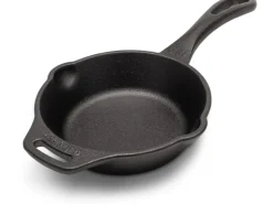 Petromax Grillzubehör|Feuerpfanne FP15H-T Schwarz mit Stiel Gusseisen Ø 15 cm