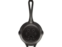 Petromax Grillzubehör|Feuerpfanne FP15H-T Schwarz mit Stiel Gusseisen Ø 15 cm