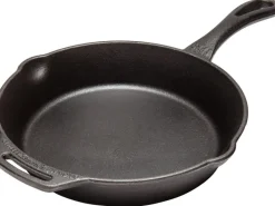 Petromax Campingzubehör|Grillzubehör|Feuerpfanne FP25-T Schwarz mit Stiel Gusseisen Ø 25 cm