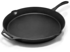 Feuerpfanne FP40-T Schwarz mit Stiel Gusseisen Ø 40 cm*Petromax New