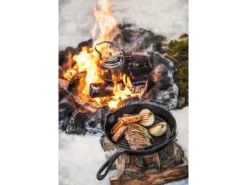 Petromax Grillzubehör|Grillpfanne Gusseisen mit Stiel 30cm