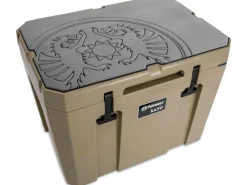 Haft-Auflage für Passiv-Kühlbox 50 l Grau Drachenemblem*Petromax Best