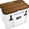 Petromax Kühlboxen|Haft-Auflage für Passiv-Kühlbox 25 l Braun Linienstruktur