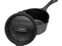 Petromax Campingzubehör|Kasserolle mit Deckel Gusseisern