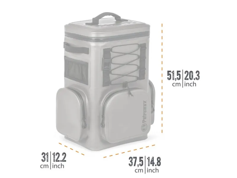 Kühlrucksack 7 l Grau*Petromax Clearance