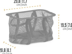 Petromax Kühlboxen|Netzeinsatz für Kühltasche 8 l Schwarz