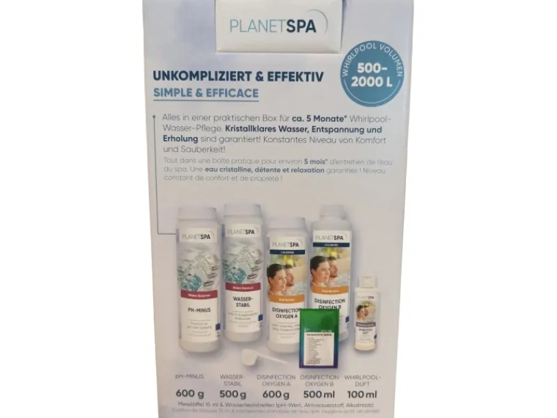 Planet Spa Outdoor Whirlpools|Whirlpoolpflege-Set mit Aktivsauerstoff